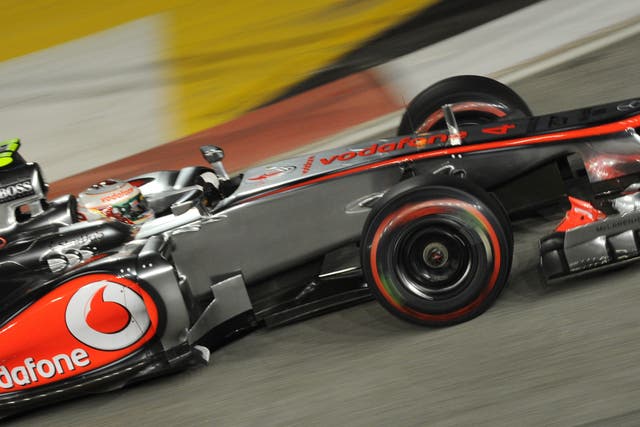 Hamilton gave McLaren a fourth consecutive pole for the first time since 1999