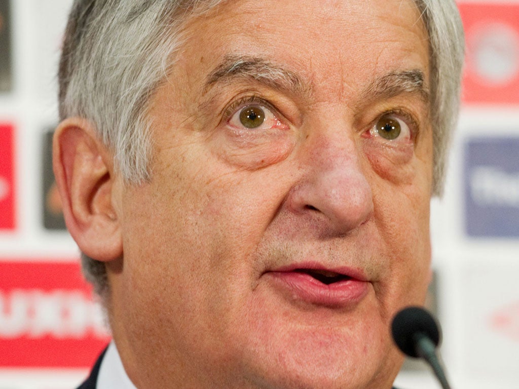 Action plan: David Bernstein, the FA chairman, wants government help
