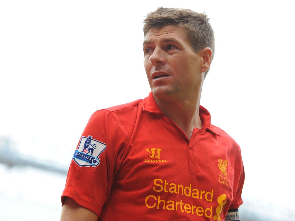 Face-off: Gerrard says the rivalry will still be intense between the two sides today