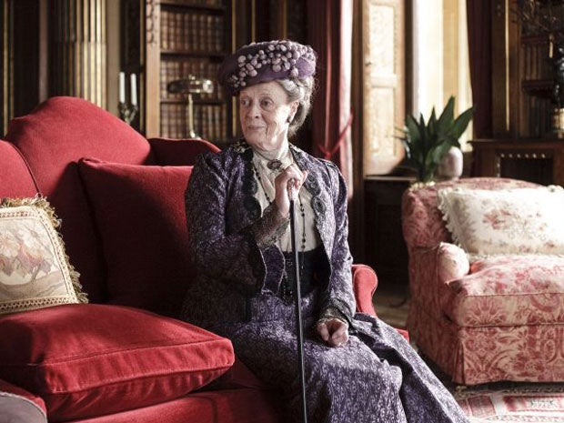 Dame Maggie Smith picked up an award for her portrayal of the grand Dowager Countess of Grantham in country house series Downton Abbey