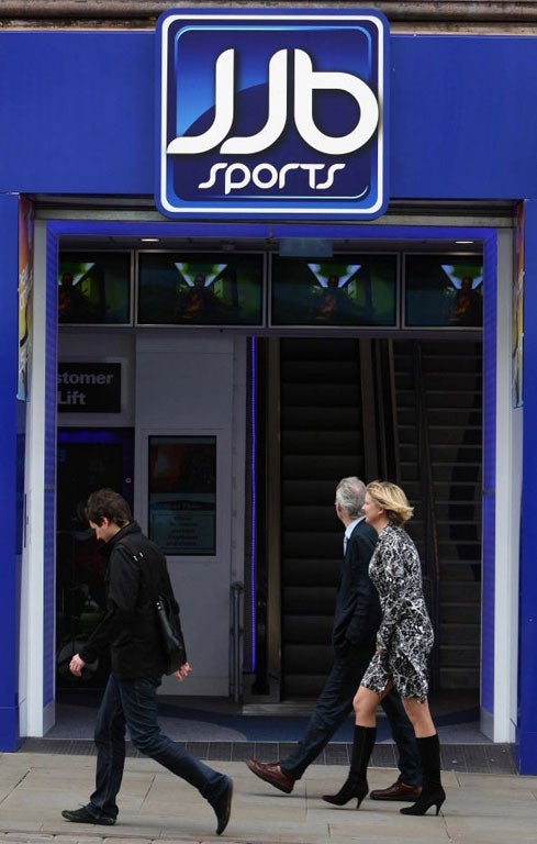 A JJB Sports store: the ailing company is to appoint administrators