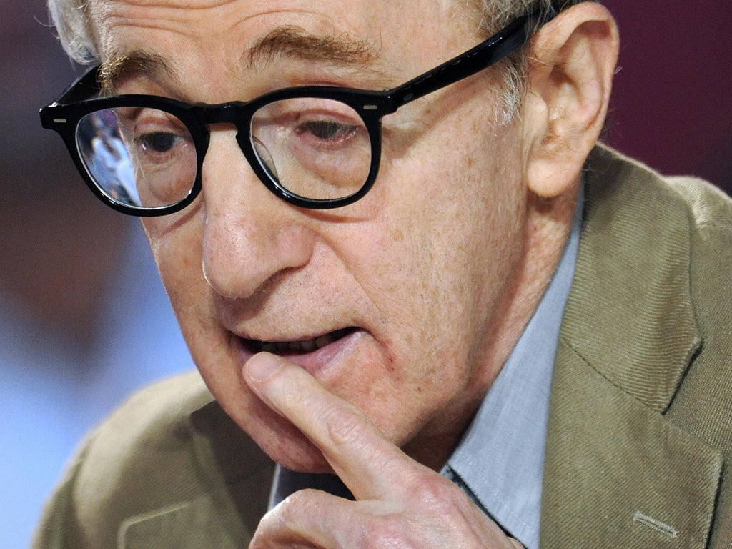 Director and comedian Woody Allen, famous for joking about the Jewish community.