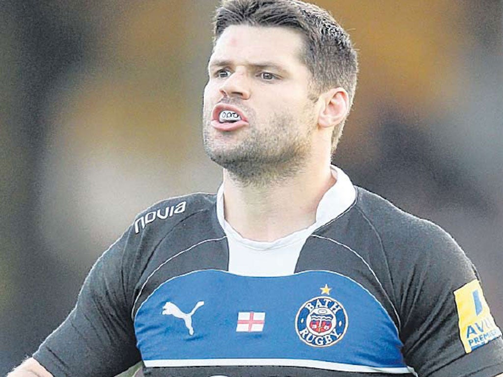 Dan Hipkiss is accused of a tip-tackle against London Irish