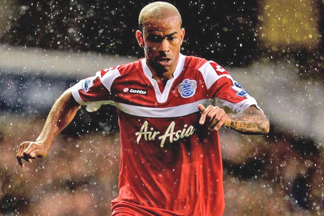 Kieron Dyer in action for QPR at White Hart Lane