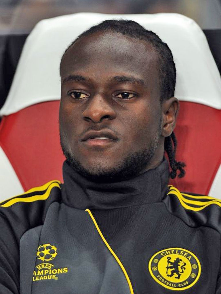 Victor Moses will step up from the bench to start against Wolves