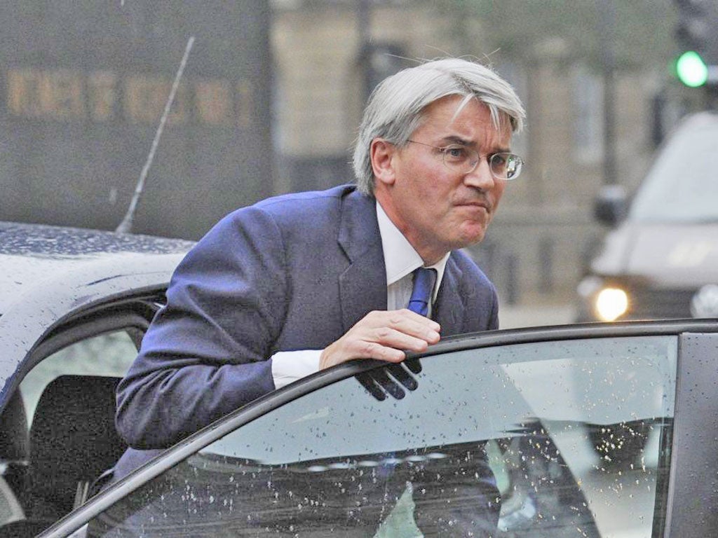 Andrew Mitchell turns up to a televised apology in a 'people's car'