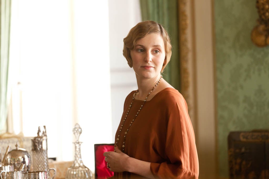 Laura Carmichael who plays Lady Edith Crawley in Downton Abbey