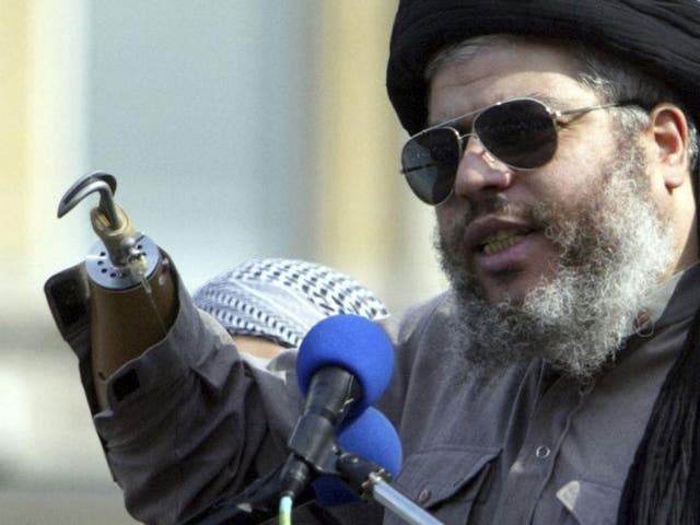 The Egyptian cleric was jailed in the UK after being found guilty of inciting violence, then extradited to the US and found guilty of 11 terror offences