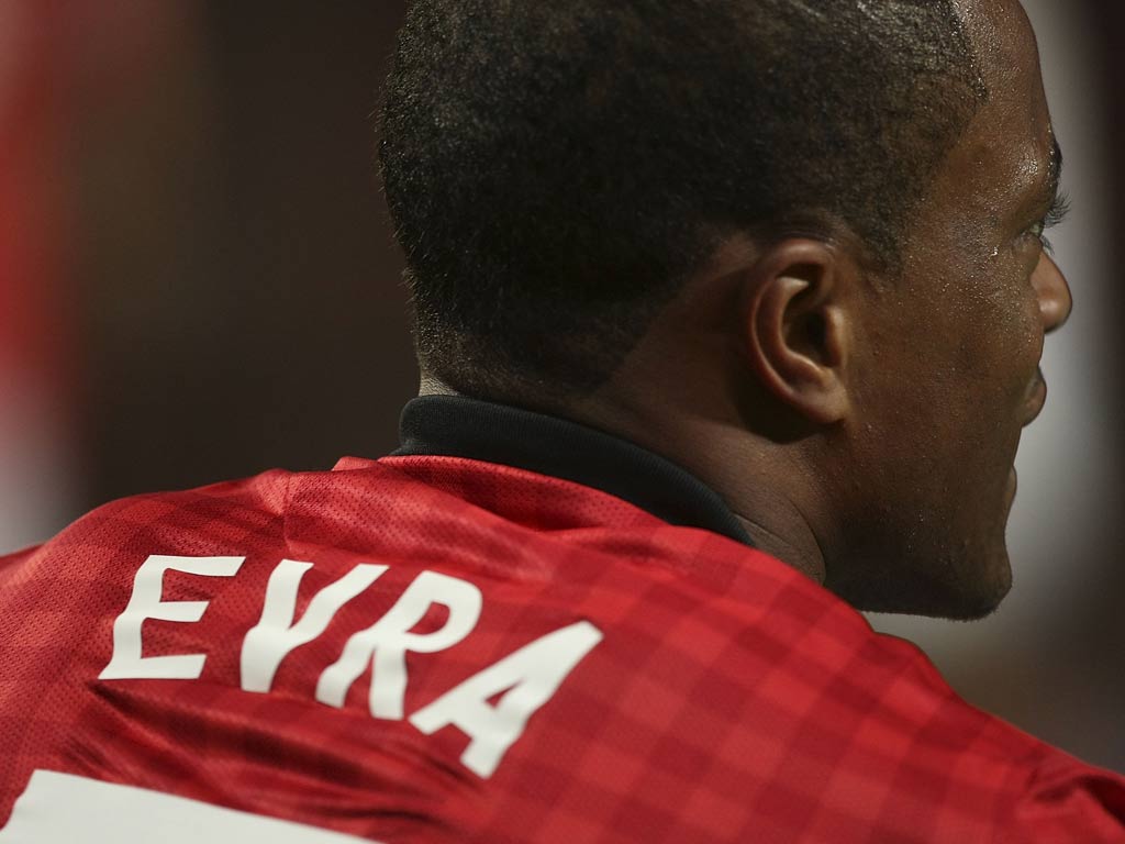 Manchester United defender Patrice Evra
