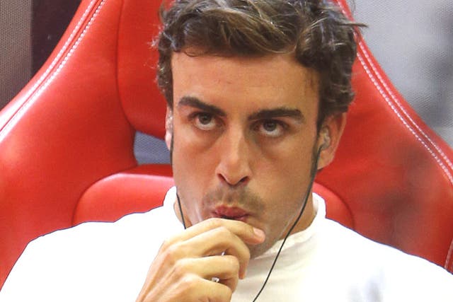Fernando Alonso has a 29-point lead with six races left this season