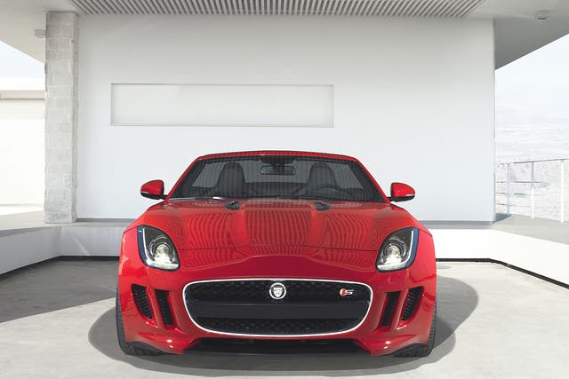The new Jaguar F-Type unveiled in Paris