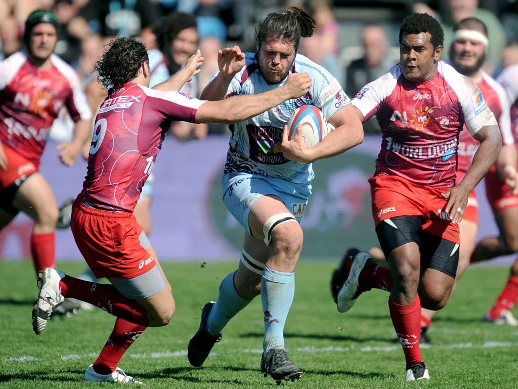 Wessel Jooste in action for Bourgoin