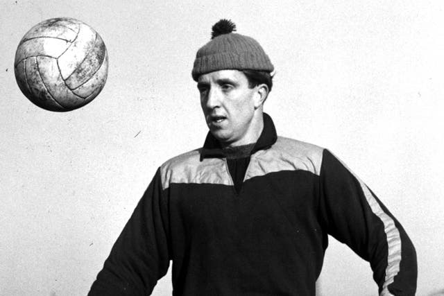 Bond pictured during his West Ham playing days in 1957