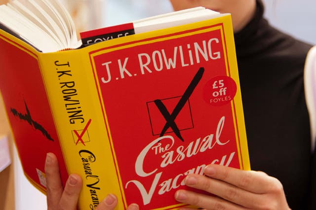 JK Rowling fans visit bookshops before work to grab a copy of The Casual Vacancy, her first novel for adults.