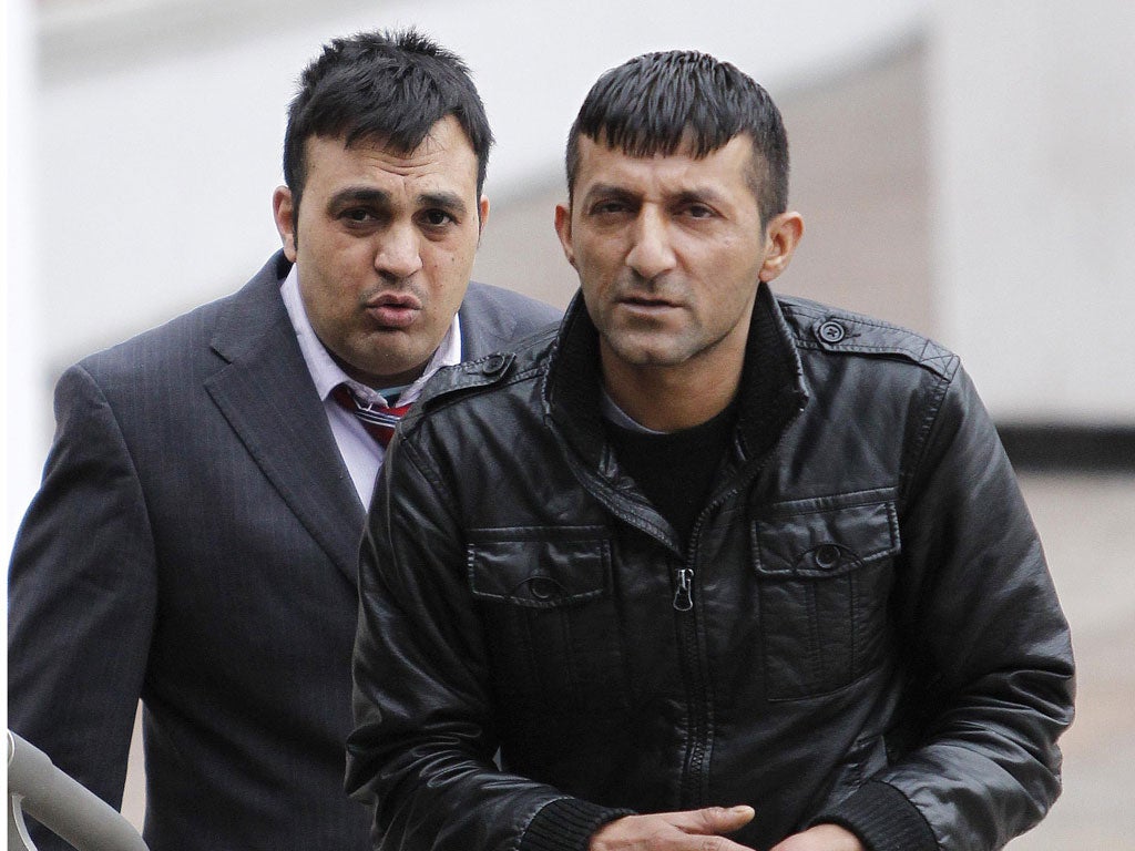 Mohamed Sajid (left) and Qamar Shazad (right) were convicted in May of being part of a child sex ring in Rochdale, which they ran from the Balti Curry house