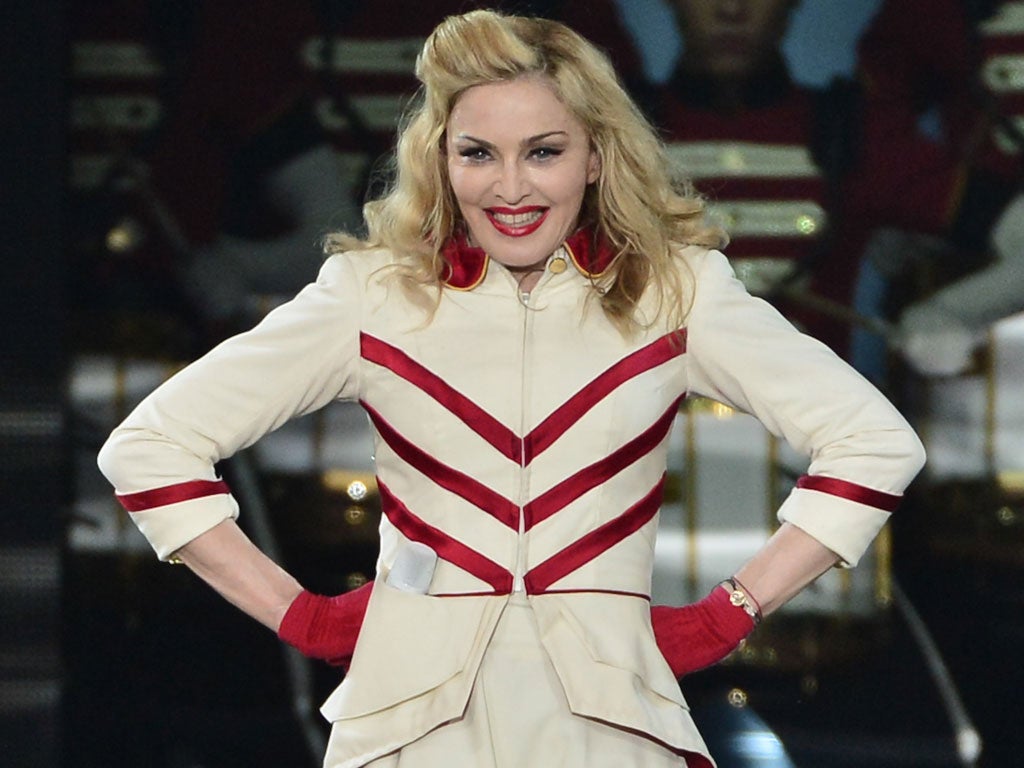 Madonna pressed her audience to vote for Obama, then observed, 'for better or for worse… we have a black Muslim in the White House, OK?'