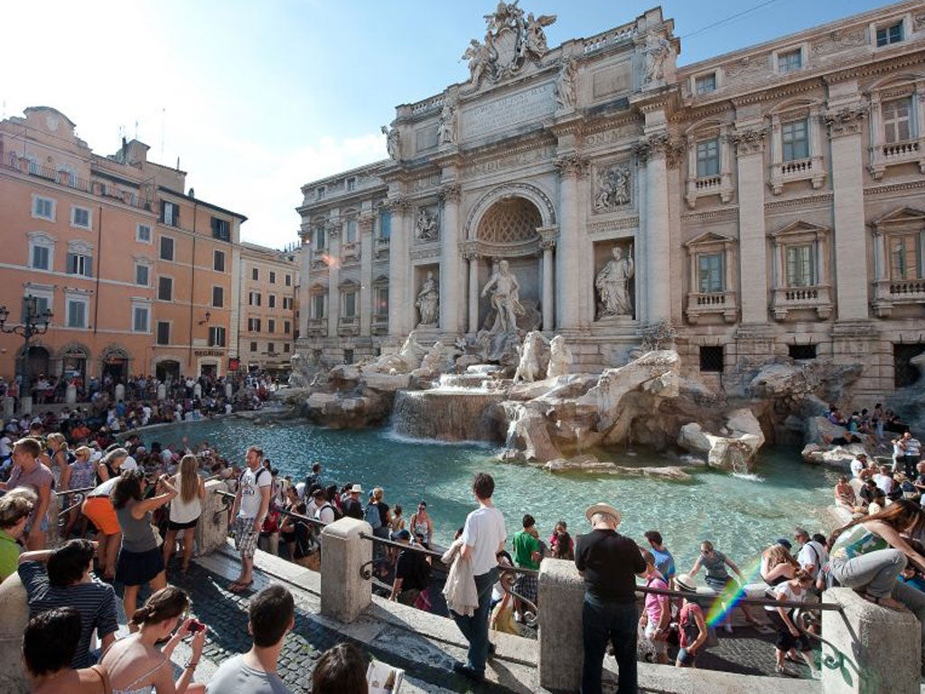 Make a splash: the Trevi Fountain in Rome, a city where you can see ‘all the layers of its history’