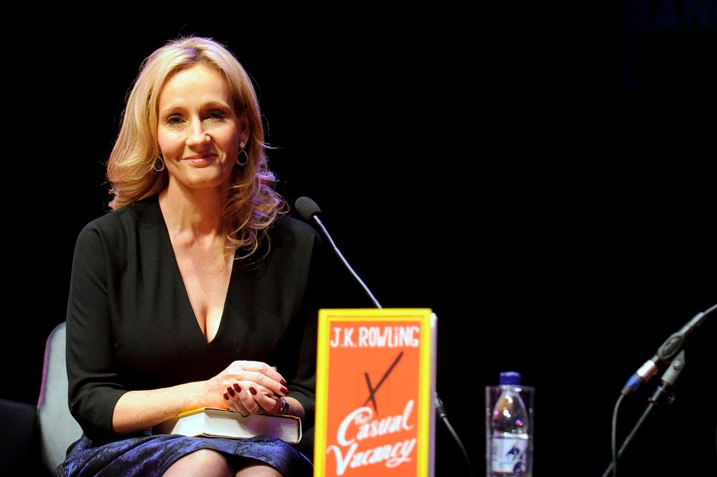 JK Rowling with The Casual Vacancy