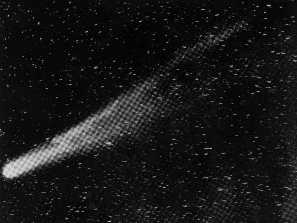 November 1908: Morehouse's Comet in November 1908.