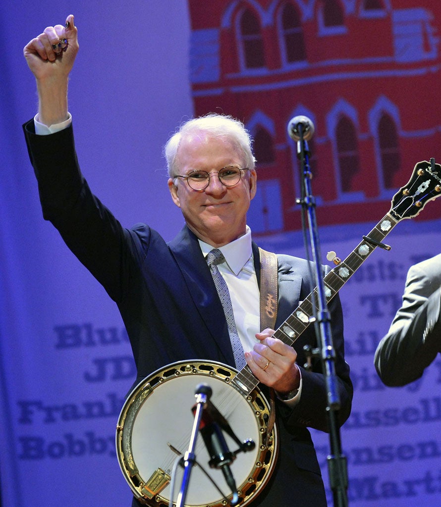 Steve Martin at the Bluegrass Awards