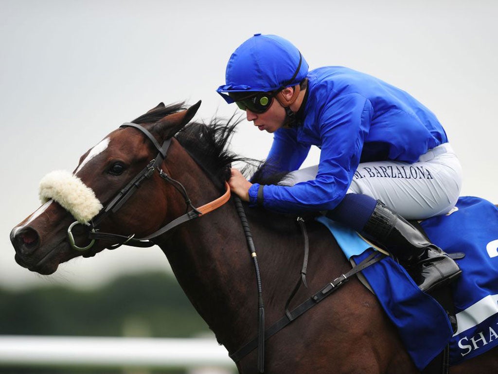 Godolphin’s Certify wins the Fillies’ Mile at Newmarket yesterday