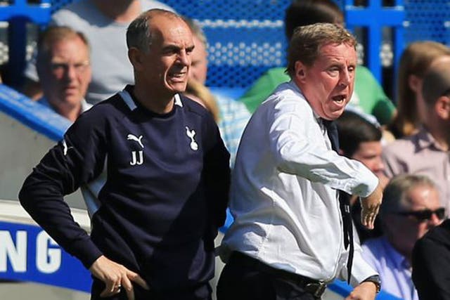 Joe Jordan (left) and Harry Redknapp guided Spurs to fourth
