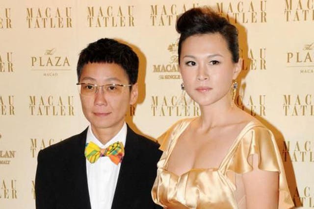 Gigi Chao, right, with her partner Sean Eve