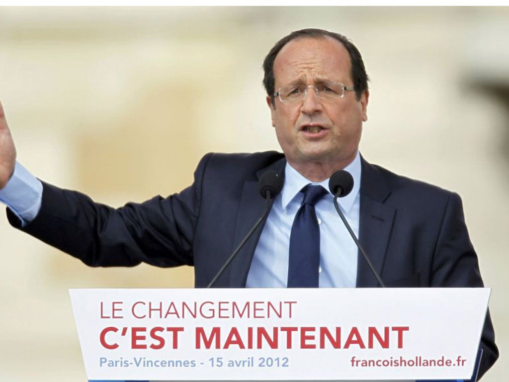 President Hollande outlined only a relatively modest €10bn cutback in state spending