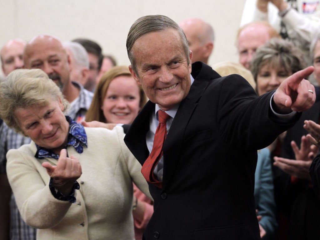 Todd Akin and his wife Lulli, have attracted support and protest