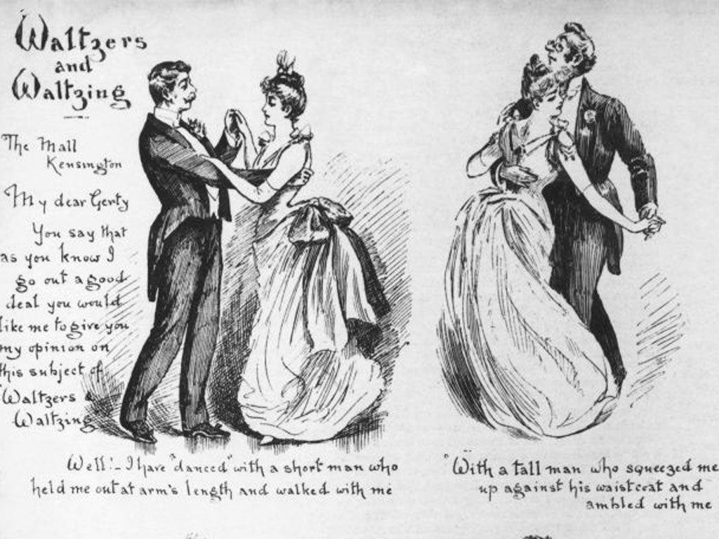 The waltz had one paper fulminating: ‘This indecent foreign dance ...’