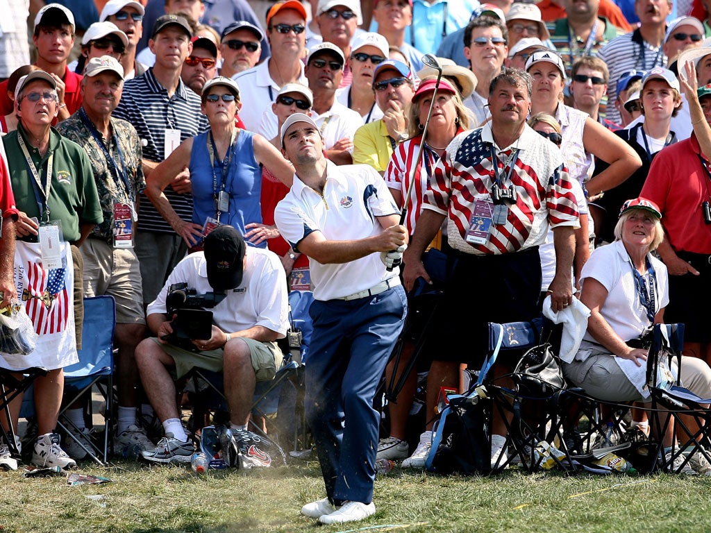 Earn your stripes: Oliver Wilson has the crowd on his back in Louisville in 2008