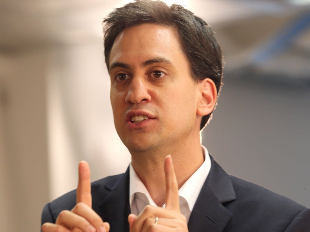 Ed Miliband's concession to looking more human was not to wear a tie