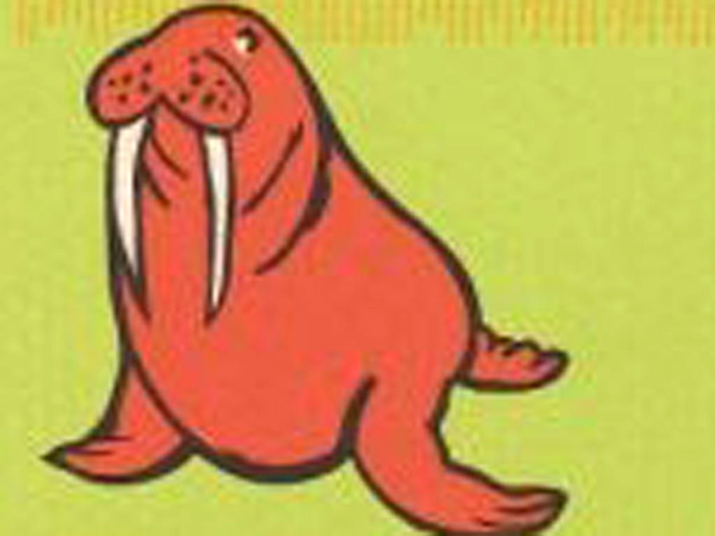 Boden walrus on your envelope