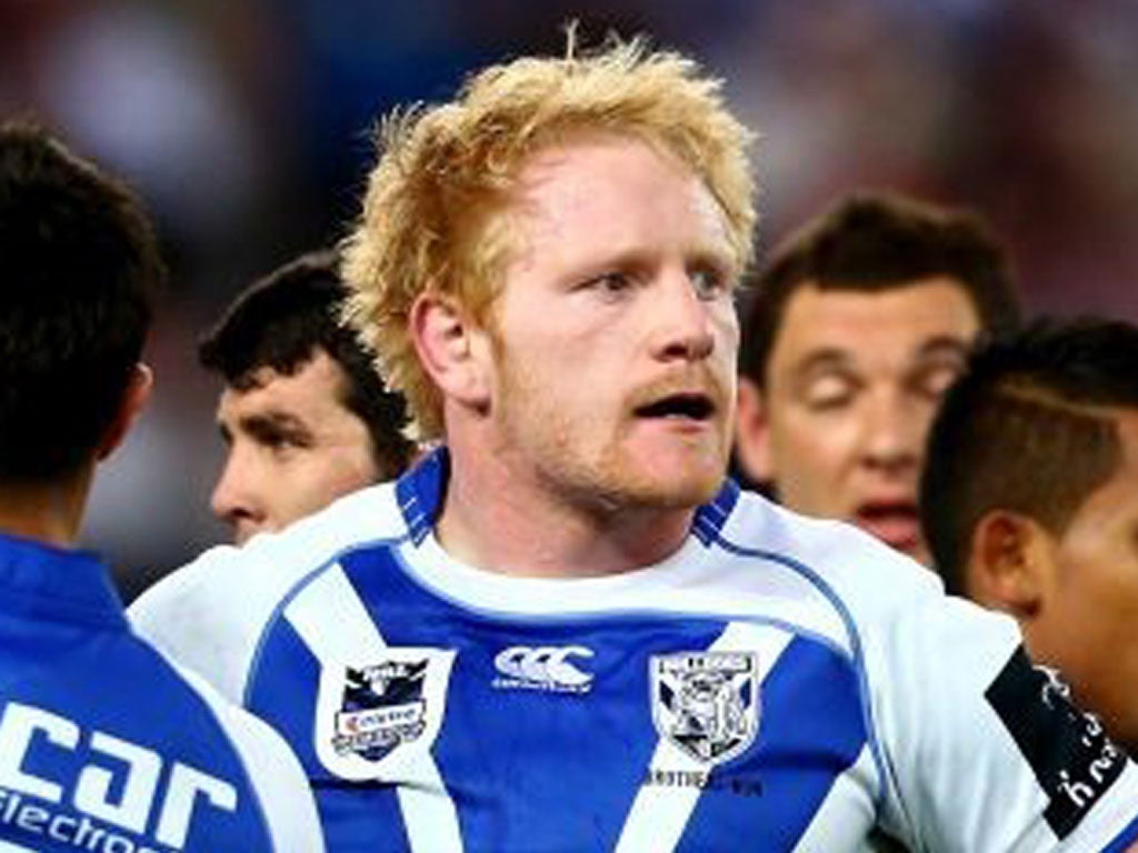 The England forward James Graham could face a biting charge
