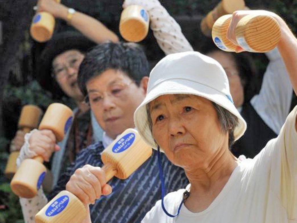 Japan’s elderly, who are fitter and healthier than ever before, have created a ‘pension time bomb’; plans to diffuse it include allowing
them to work longer and investing in people as they age