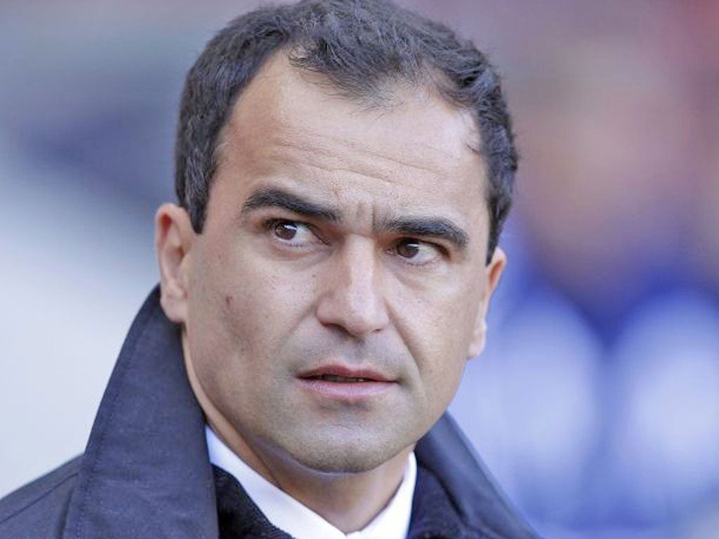 Roberto Martinez: Has reminded his Wigan side about how they
finished last season