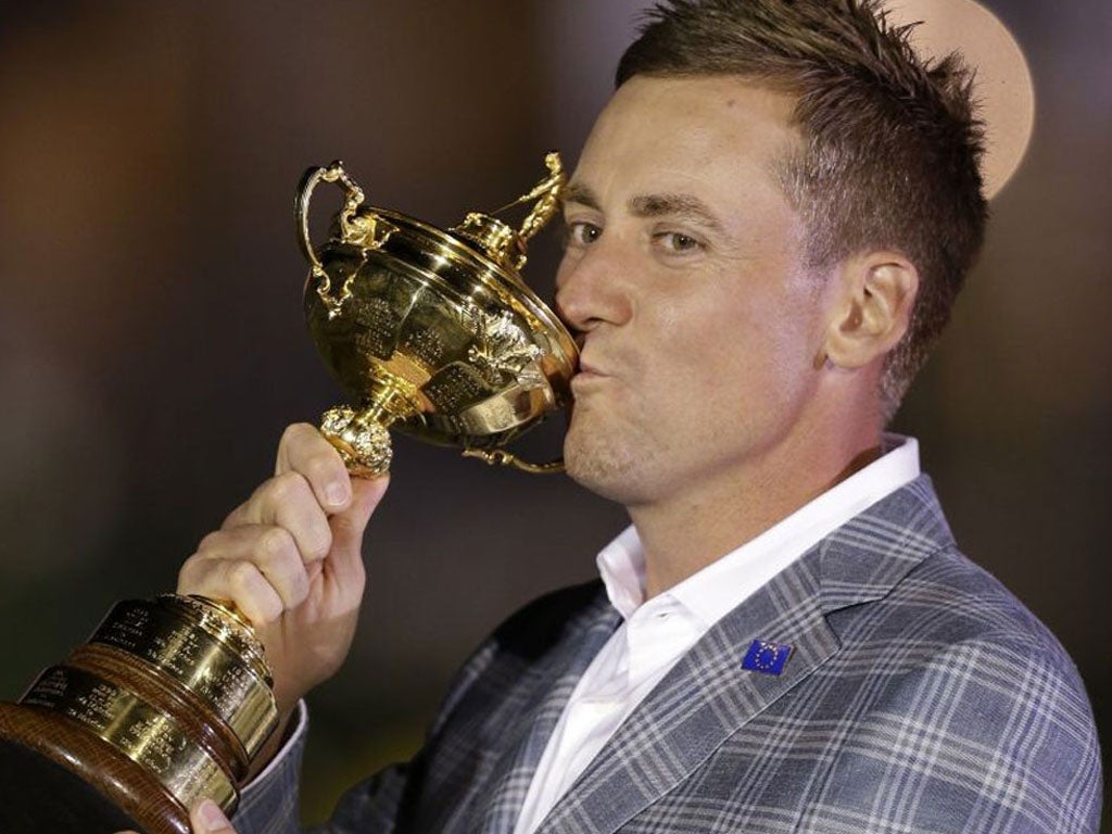 Europe's Ian Poulter has been on the winning side in three of his four Ryder Cups