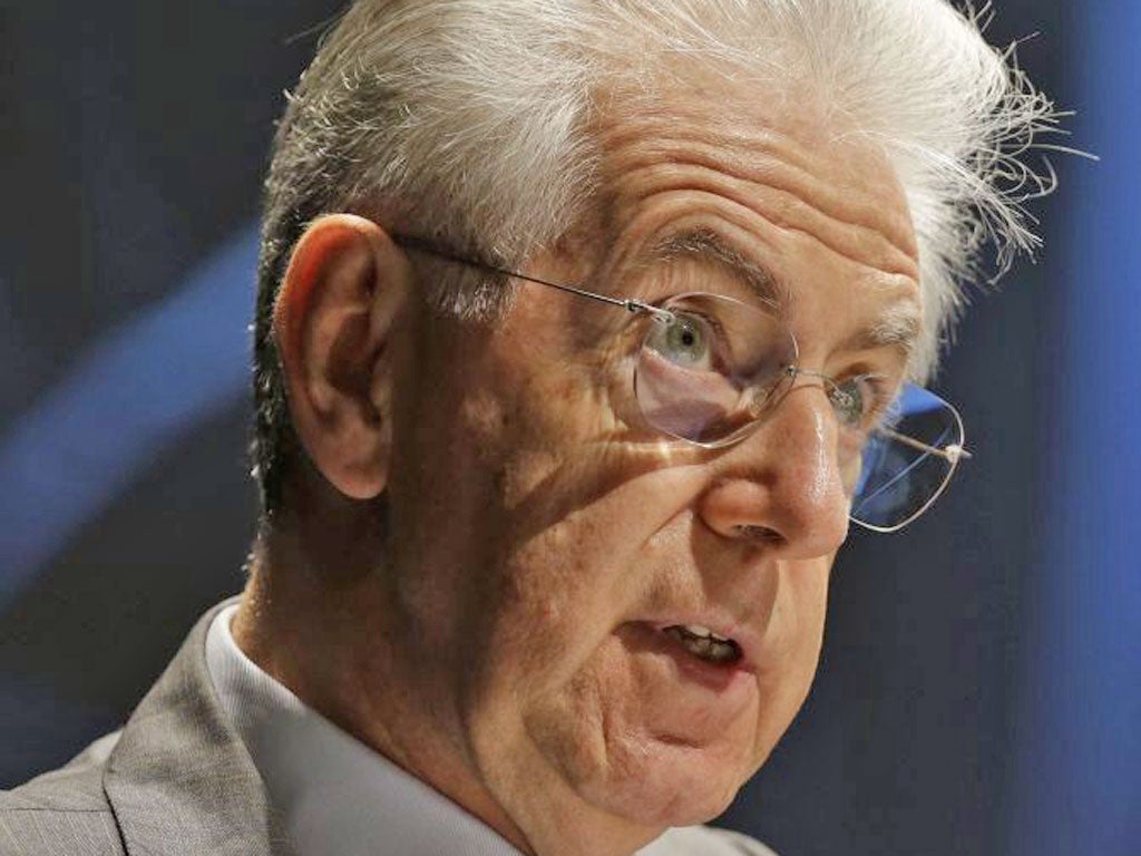 Mario Monti’s government has only six months left