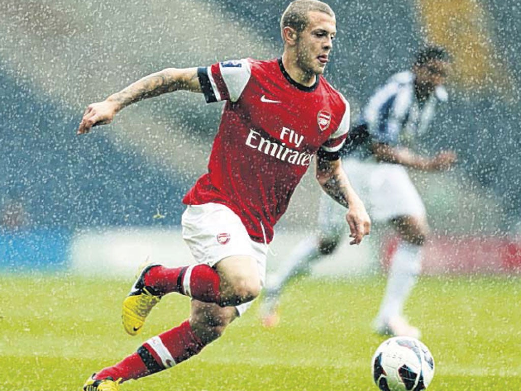 Wilshere managed 62 minutes of action against West Bromwich