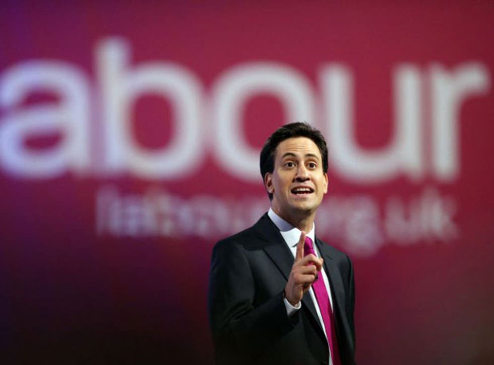 Labour leader Ed Miliband declared his ambition to 'rebuild Britain as One Nation' today, as he sought to place his party firmly in the political centre ground
