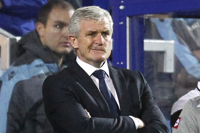 Mark Hughes watches QPR slip to another defeat against West Ham