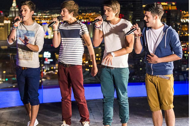 Union J, one of the 12 finalists announced in this year's X Factor