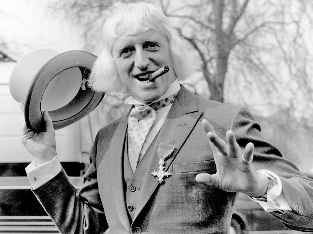 Sir Jimmy Savile in 1972. In an ITV documentary last night, many of his alleged victims said they feared they would not be believed