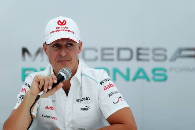 Michael Schumacher announces his retirement