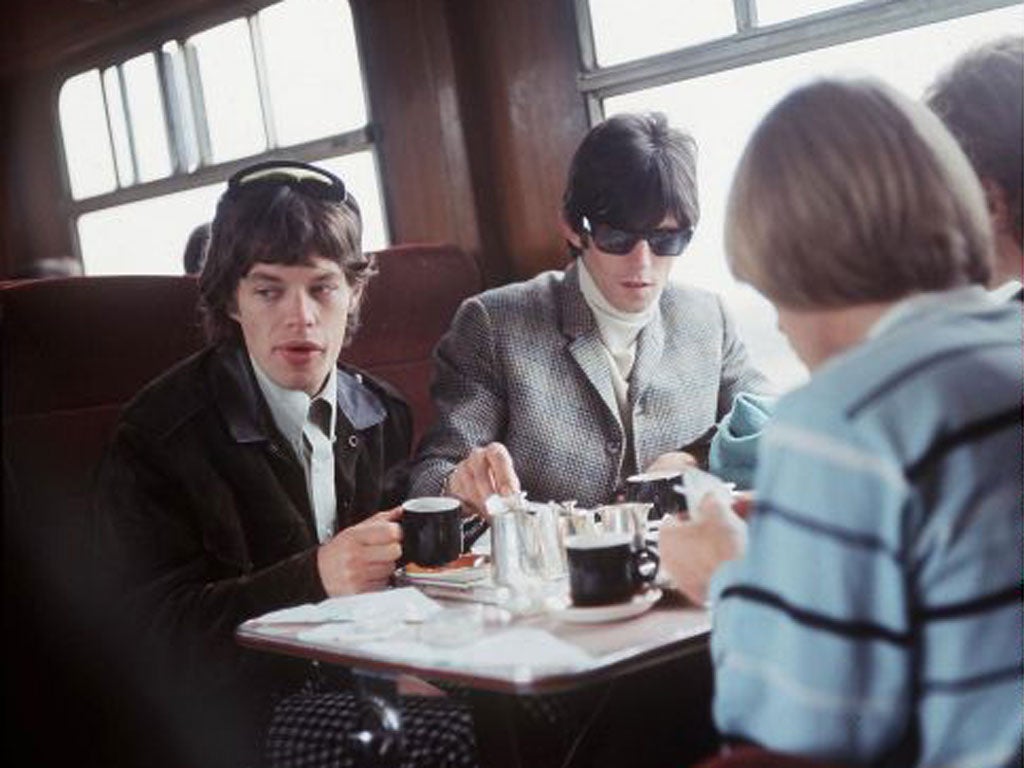 Poor Mick?: Mick Jagger and Keith Richards (right) with Brian Jones (back to camera) in 1967