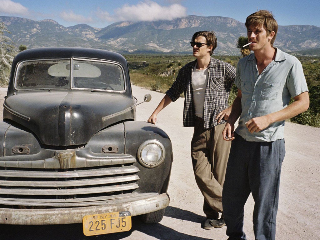 Car trouble: Sam Riley and Garrett Hedlund in the film version of On the Road