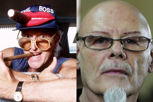 Jimmy Savile, Gary Glitter and a third, unnamed celebrity are accused of molesting underage girls in Savile's BBC dressing room