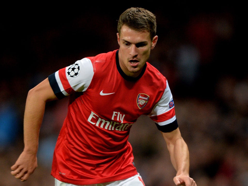 Aaron Ramsey: The Arsenal midfielder was out for a year after breaking his leg in 2010