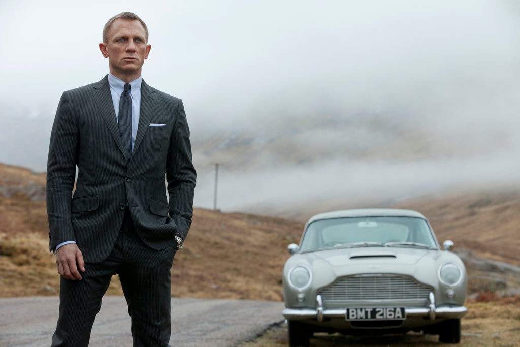 Daniel Craig as James Bond in Skyfall. Spies in the UK are to be allowed to break the speed limit new motoring law proposals