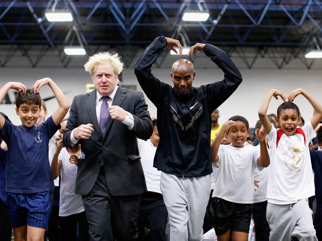 Boris Johnson: "Last time I put my arms up like that I got stuck on a zipwire." (05/10/12) To enter the current caption competition, click here.